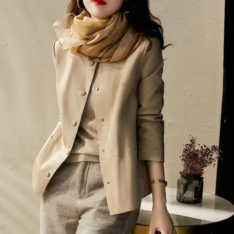 Winter Women's Coats On Offer With High Quality Bomber Leather Jacket Women Autumn Cold Baseball Clothes Fashion Trend Clothing - Image 3