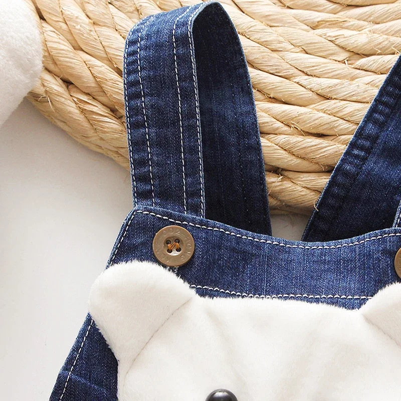 DIIMUU Summer Overalls Shorts Boys Girls Denim Jumpsuits Toddler Clothes Cartoon Boy Casual Jeans Playsuits Baby Bottom Clothing - Image 3
