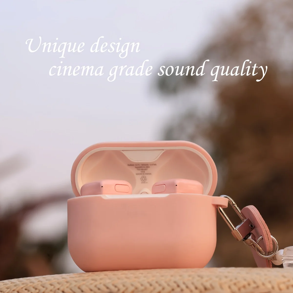 New Bluetooth headphones Cute wireless sports earbuds with ENC smart noise cancelling earbuds A favorite gift for pretty girls - Image 3