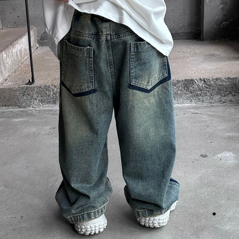 New Kids Baby Boys Retro Jeans Children's Fashion Denim Pants Spring Autumn Korean Casual Kids Baby Boys Jeans - Image 5
