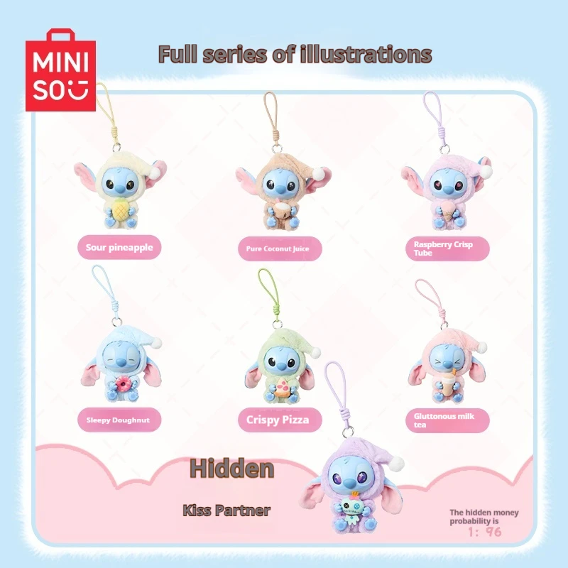 Stitch Eat Something Before Sleep Series Blind Box Plush Vinyl Toys Cute Doll Replica Mystery Box Bag Pendant Decor Gift - Image 5
