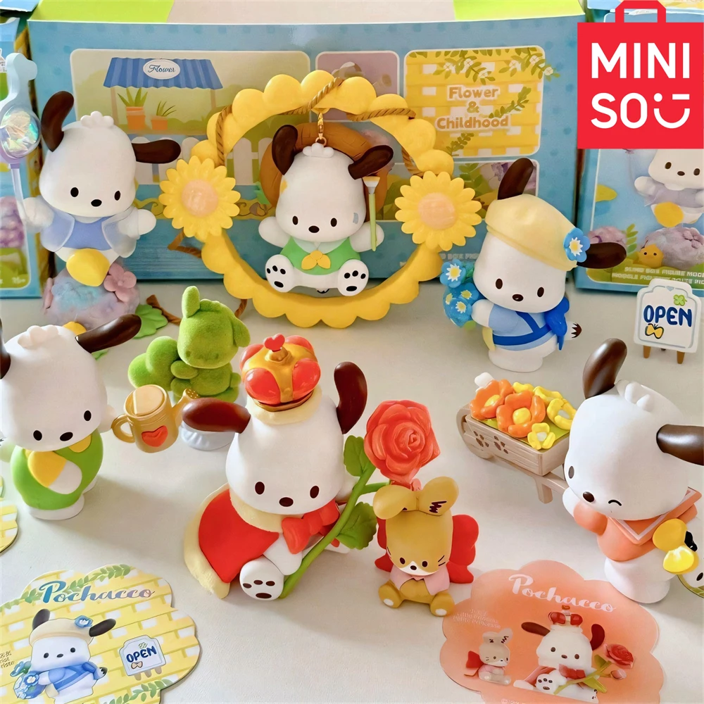 MINISO Pochacco Flowers And Young Pochacco's Small Garden Series Mystery Box Fashion Play Handmade Decorative Gifts Random Style - Image 2