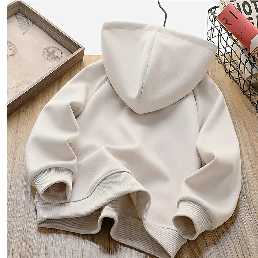 IYEAL 2025 Children's Clothing Kids Clothes Boys hoodies Embroidered Letters Tops Sweatshirt Outdoor Clothes for Children 4-14Y - Image 2