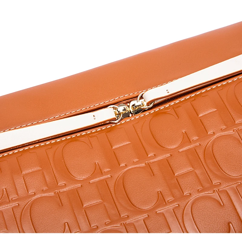 CH High Fashion Ladies Shoulder Bag Daily Commuter Versatile Small Square Women's Crossbody Bag Pure Colour Letter Print Design - Image 6