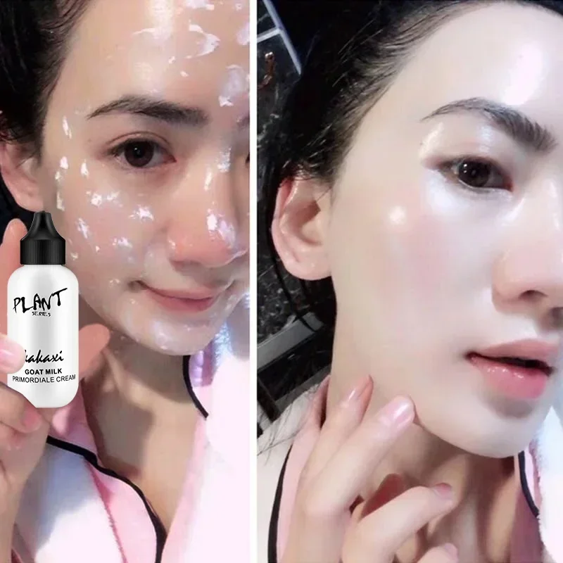 50ml Goat Milk Liquid Foundation Cream Waterproof Oil-control Cover Acne Base Cream Makeup Moisturize Matte Concealer Cosmetic - Image 3