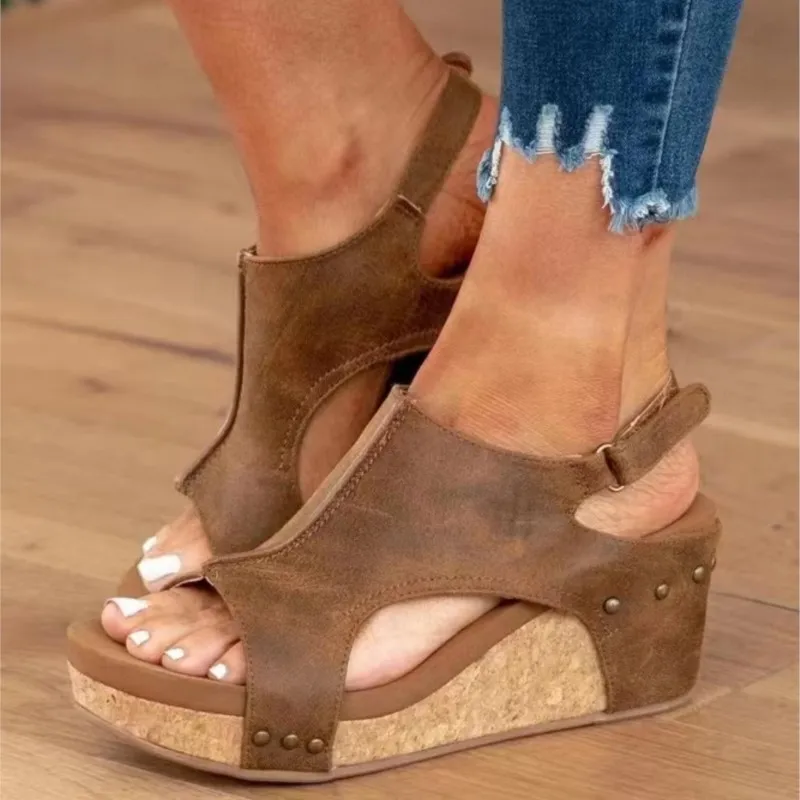Summer Woman Shoes Sandals Non-Slip Shoes For Women Beach Women Shoe Wedge Sandals Ladies Outdoor Sandal Women Footwear Female - Image 2