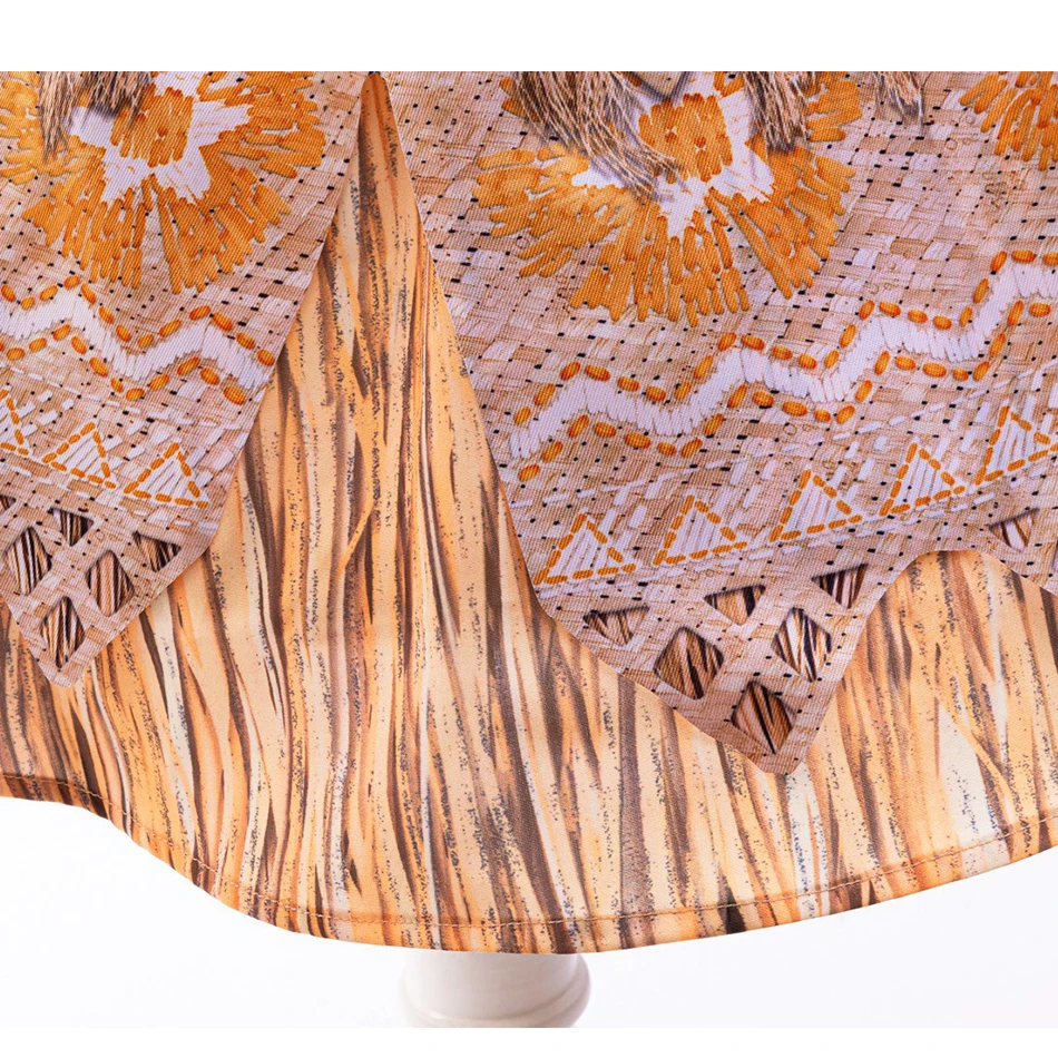 Moana Cosplay Dress For Girl New Little Girl Two Piece Suit Children Geometric Print Clothes Halloween Carnival Outfit Moana - Image 6