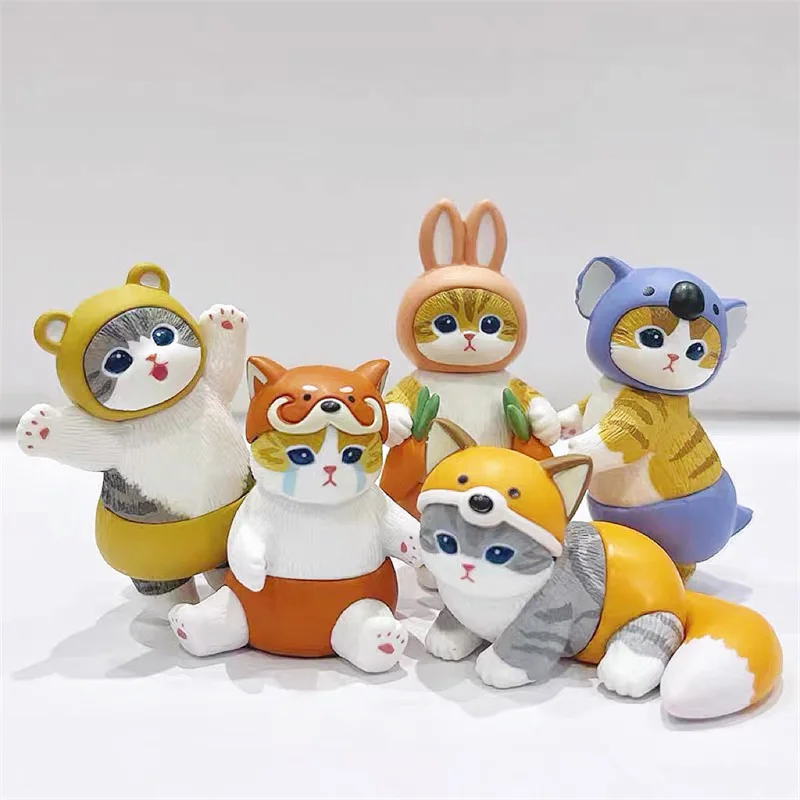 Mofusand Cat Blind Box Cos Animal Panda Rabbit Action Figure Toy Decoration Ornaments Xmas Gift - Image 2