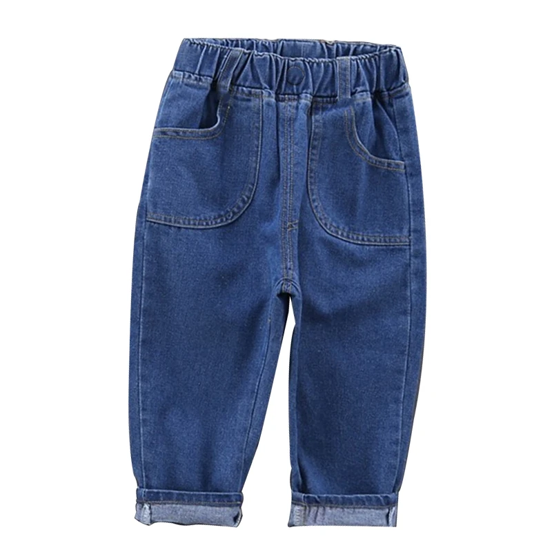 2024 Kids Boys Jeans Classic Black Blue Pants Streetwear Denim Jogger Pant Infant Boy Casual Bowboy Trousers4-10T джинсы детские - Image 6