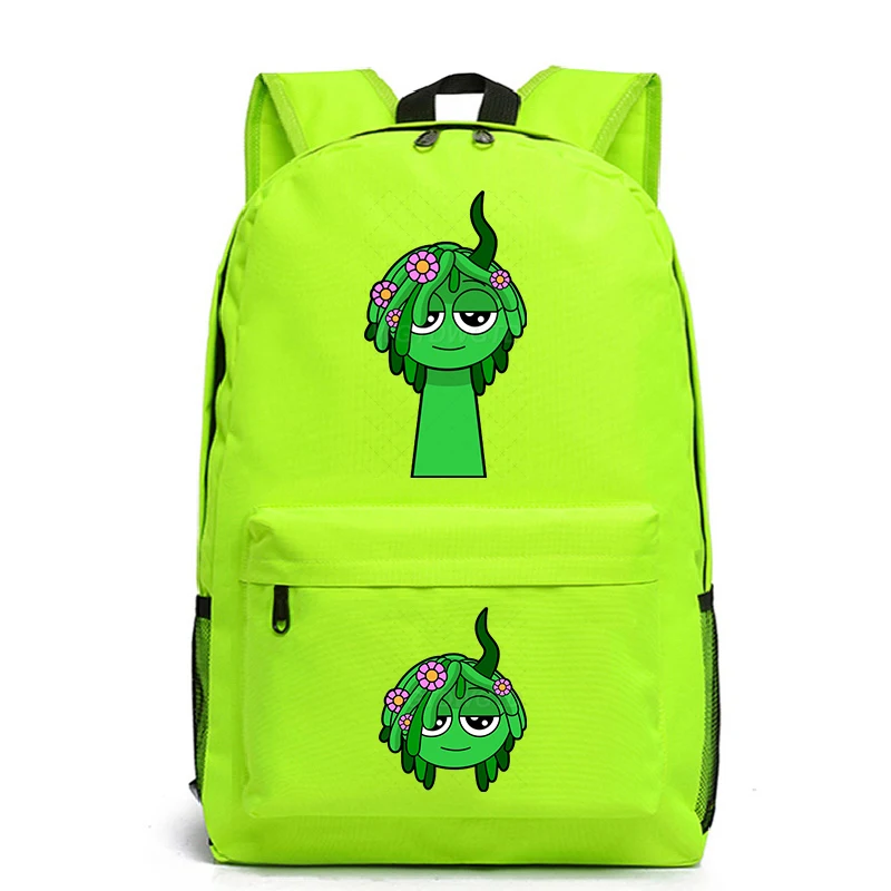 Sprunki Students Cartoon School Backpack Sprunki Game Pattern Multi-function Primary Schoolbag Sprunki Game Mochilas Masculinas - Image 4