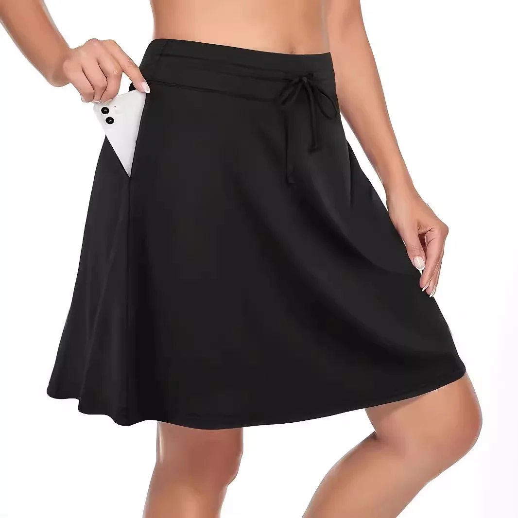Girls' Summer Skirts Fake Two Girls' Underpants Skirts Running Outdoors Sport Skirt Pockets Fitness Casual Shorts 2025 - Image 4