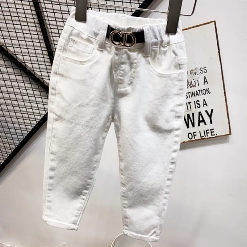 Kids Boys Jeans Pants Spring and Autumn Soft Children Baby Elastic Waist Cartoon Cotton Denim Pants for Boys 30 - Image 6