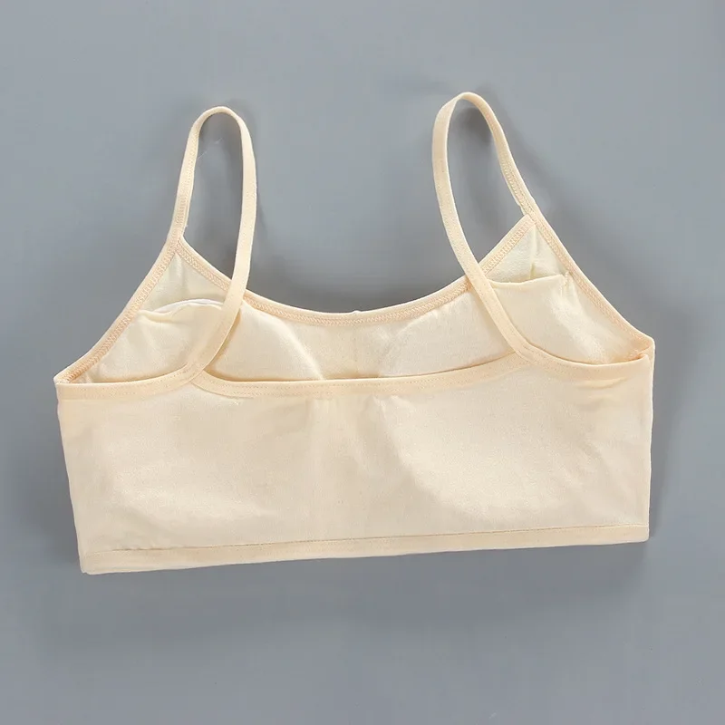 3pcs Girl's Sport Bras Teens Brassiere Kids Underwear Cotton Girls Training Bra Push Up Running Tops 8-14 Year - Image 4