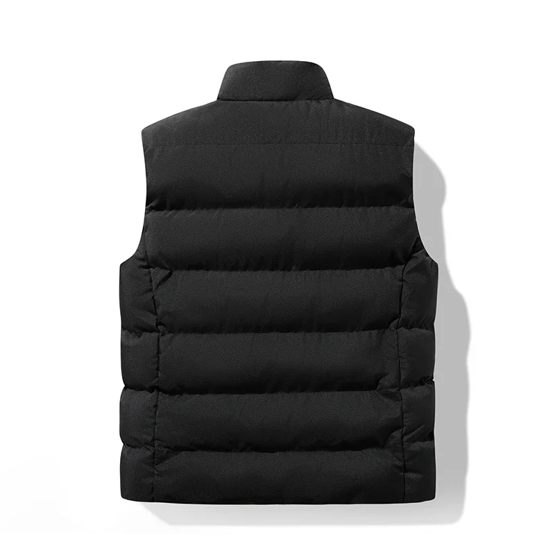 8XL Spring Men Casual Sleeveless Vests Jacket Mens Autumn Winter Warm Windproof Waistcoat Men Fashion Outwear Vest Jackets Male - Image 3