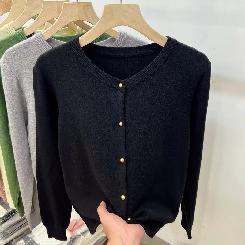 Autumn Winter Long Sleeve Sweaters Women Cardigans O-Neck Knitted Women Sweater Women Tops Knitwear Clothing Fashion JJ01 - Image 4