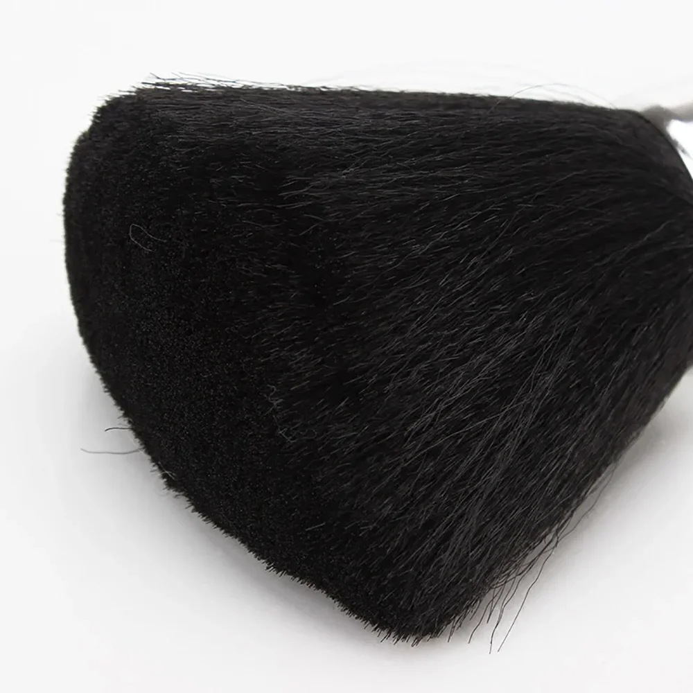 Hairdressing Soft Brush Black Hairdressing Sweeping Neck Hair Cleaning Duster Hair Cutting Brush Barbershop Hair Cut Brush Tools - Image 5