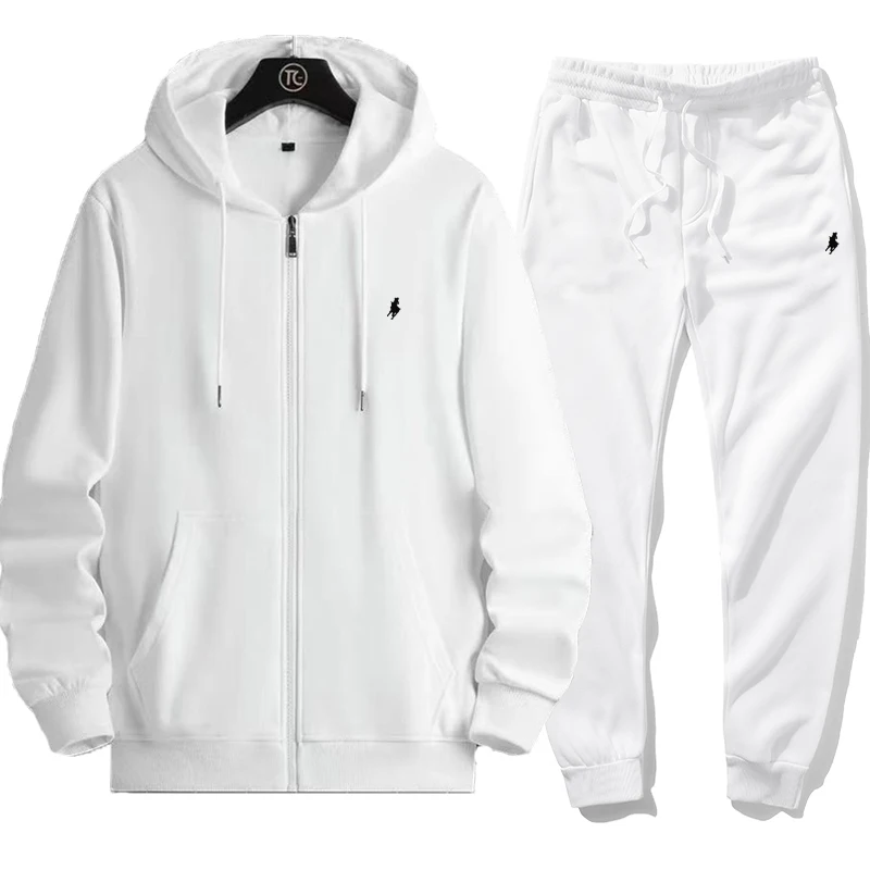 men's set hooded sweatshirt+pants autumn sports set casual sports shirt sports set men's casual sports jacket jogging set - Image 2