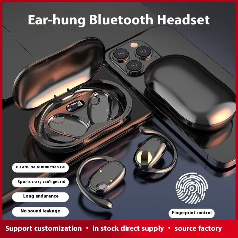 SW-0511 Earphones Bluetooth 5.2HiFi Stereo Noise Reduction Headset Earbud Outdoor office Wireless Headset 180° Rotating Open Ear - Image 4