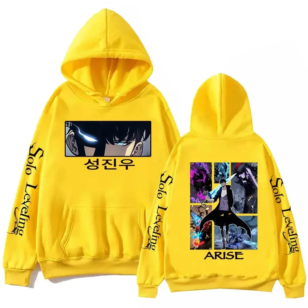 Solo Leveling Vintage 90s Hoodie Men and Women Hip-hop Sports Harajuku Pullover Sweatshirt Spring Sweatshirt - Image 5