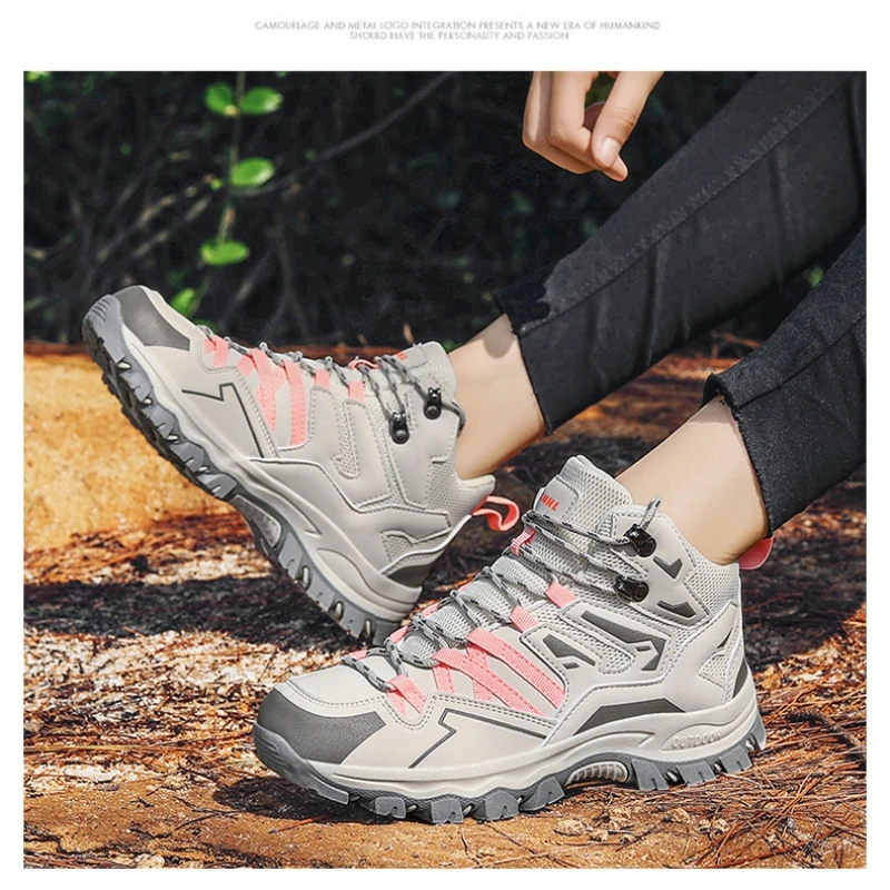 New Women Men Hiking Shoes Outdoor Trekking Sports Climbing Camping Boots Non-slip Waterproof Walking Jogging Trainers Sneakers - Image 3