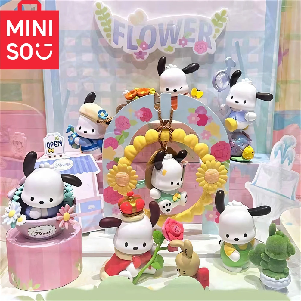 MINISO Pochacco Flowers And Young Pochacco's Small Garden Series Mystery Box Fashion Play Handmade Decorative Gifts Random Style - Image 3