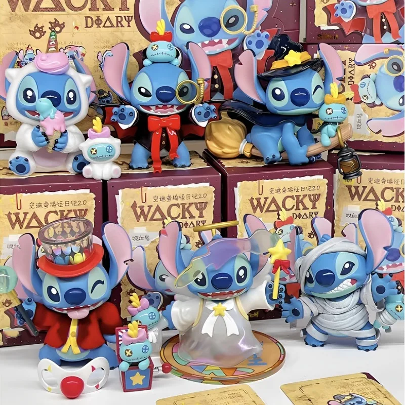 Stitch Blind Box Weird Diary V2 Series Anime Figures Mystery Box Collectible Cute Pvc Statue Doll Children Birthday Present - Image 3