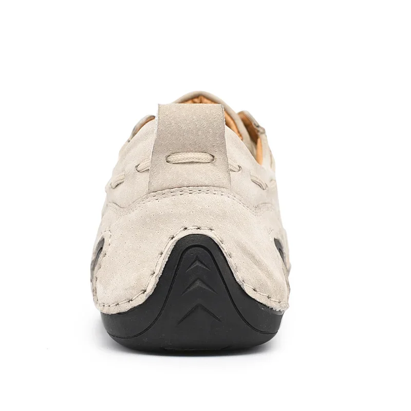 Men Casual Shoes Leather Fashion Men Sneakers Handmade Breathable Mens Loafers Moccasins Luxury Brand Boat Shoes Plus Size 38-48 - Image 4