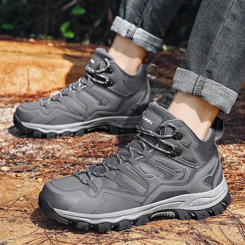 New Women Men Hiking Shoes Outdoor Trekking Sports Climbing Camping Boots Non-slip Waterproof Walking Jogging Trainers Sneakers - Image 5