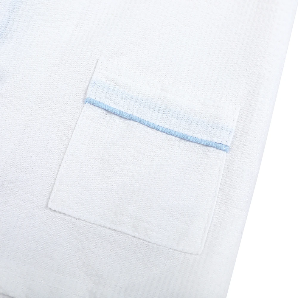 Wholesale 100% Cotton White Baby Clothes Toddler Boys Girls Pajamas Sets Sleepwear 2024 Summer Sibling Outfits Kids Pyjamas - Image 3