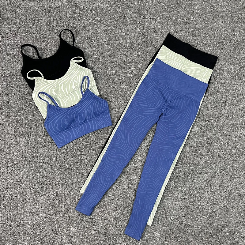 Sports Set Women Shorts Fitness Tights Seamless Yoga Set Crop Top Running Stretch High Waist Leggings Gym Sets Womens Outfits - Image 2