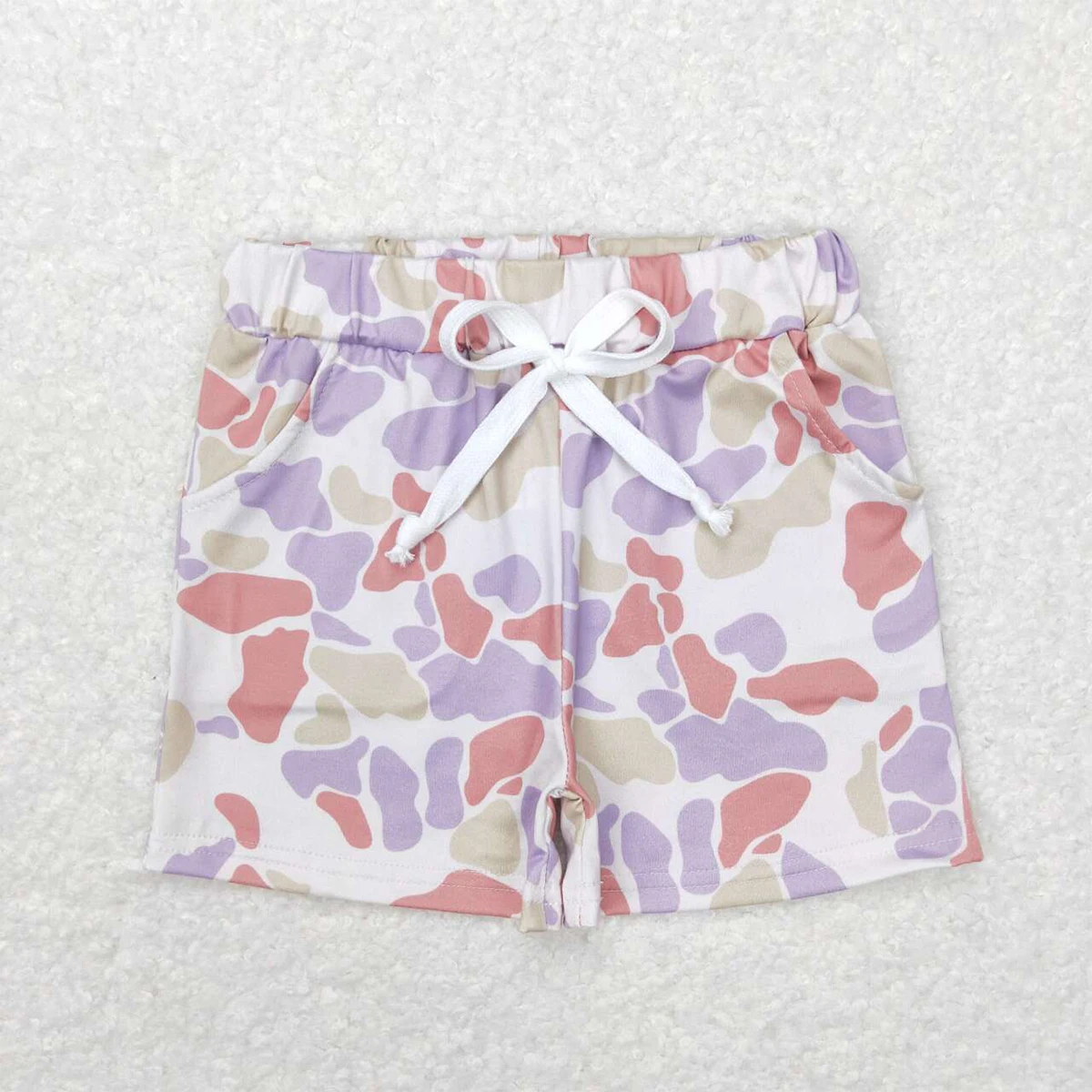 Wholesale Hot Sale RTS Kids Shorts For Baby Boys Girls Camouflage Pocket Shorts For Children Boutique Children's Clothing - Image 2