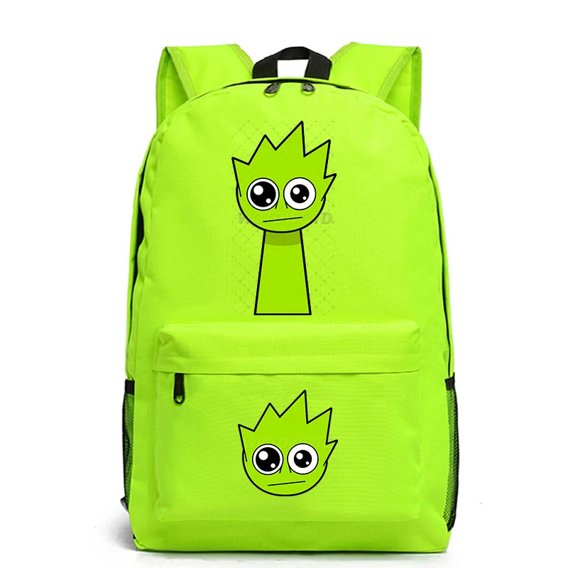Sprunki Students Cartoon School Backpack Sprunki Game Pattern Multi-function Primary Schoolbag Sprunki Game Mochilas Masculinas - Image 5