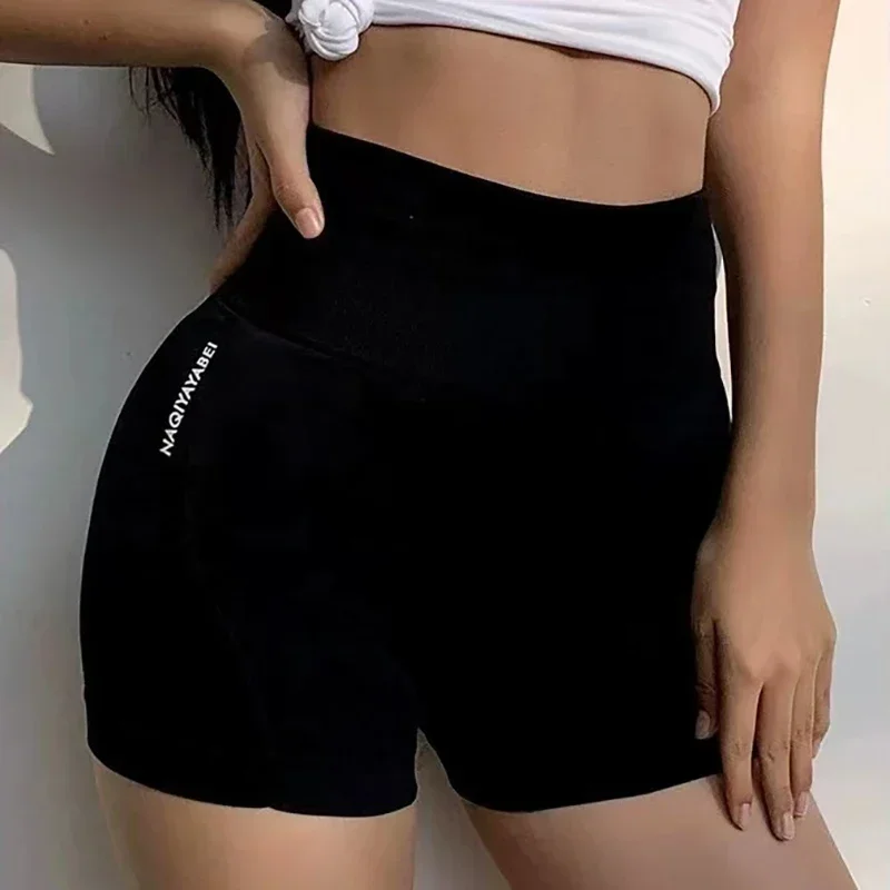 High Waist Sports Women's Fitness Shorts Seamless Thin Sports Shorts Women's Cycling Jogging Fitness - Image 2