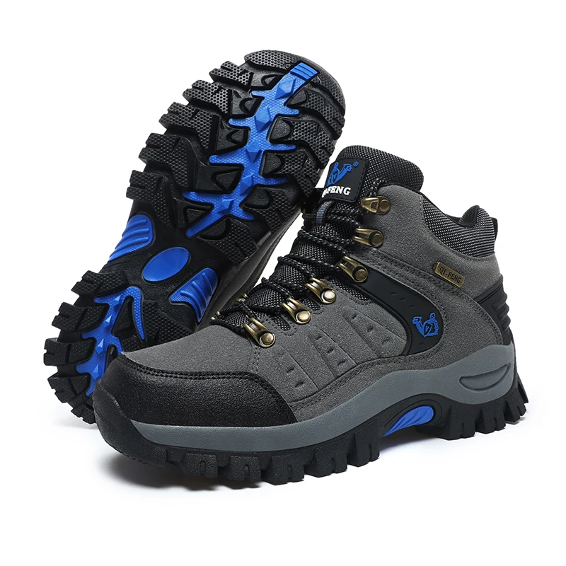 Hiking Boots Men Women Non Slip Fashion Lace Up Climbing Winter Sneakers Cowboy Trekking Outdoor Boots Summer Tactical Boots - Image 2