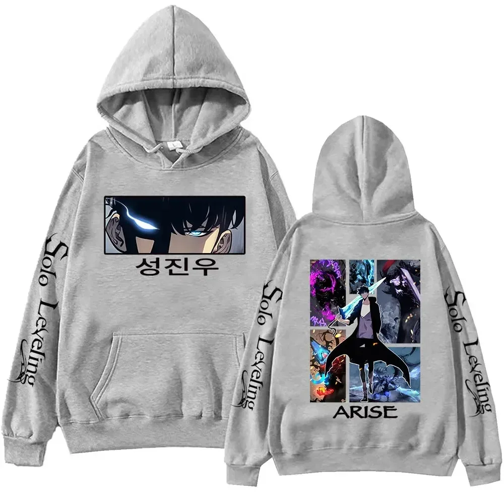 Solo Leveling Vintage 90s Hoodie Men and Women Hip-hop Sports Harajuku Pullover Sweatshirt Spring Sweatshirt - Image 3