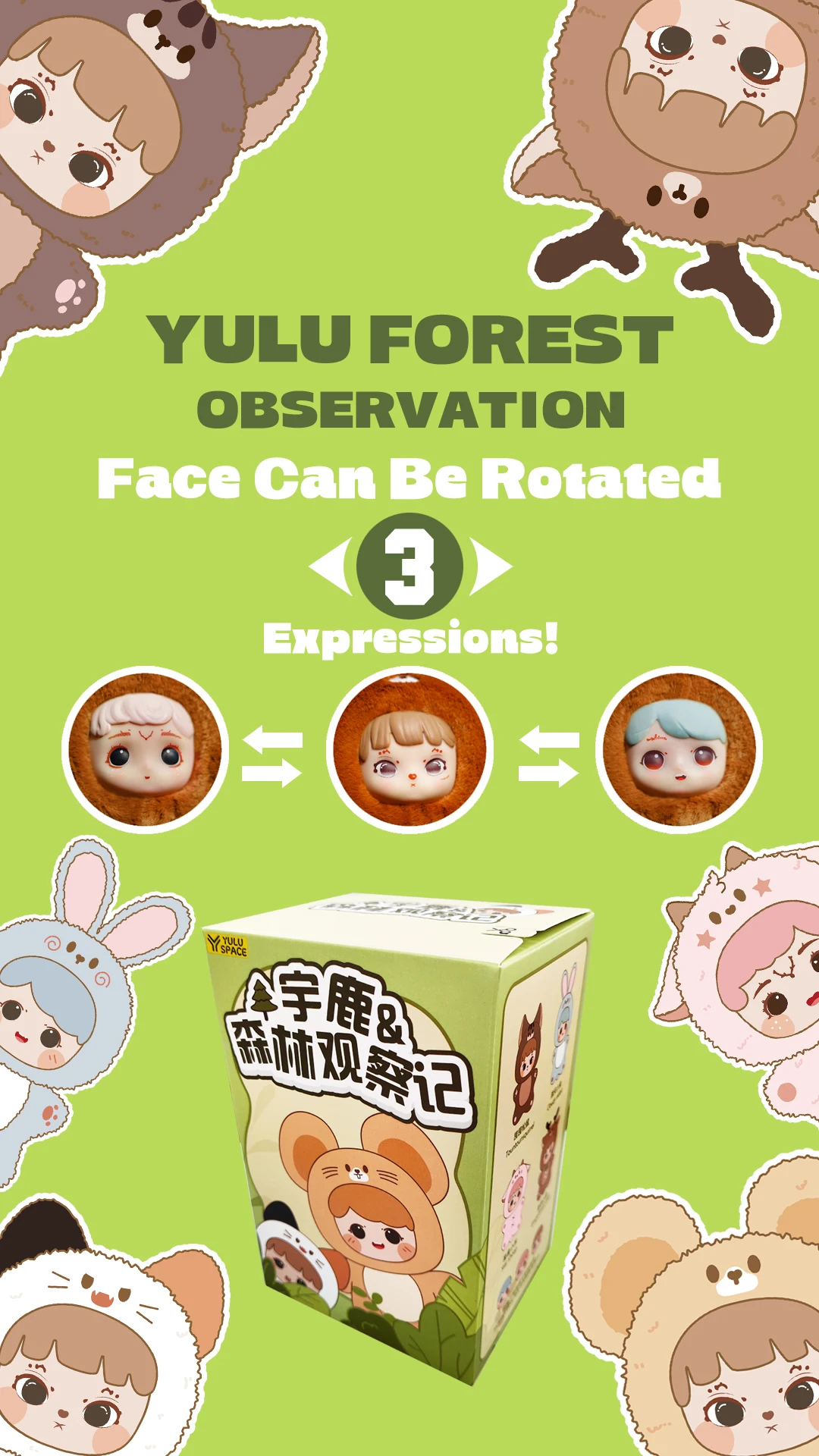 Forest Elf Series Cute Blind Box Vinyl Doll Mystery Box Tabletop Decor Collection Pendant Toy Gifts Children's Birthday Surprise - Image 6