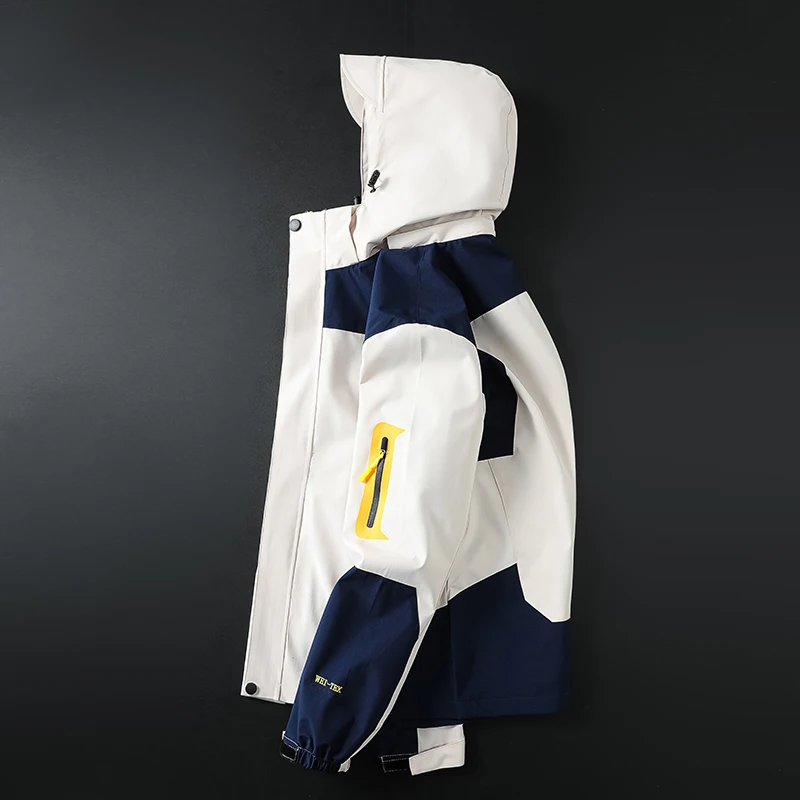 Men's Autumn Jacket Camping Hiking Windproof Windbreaker Mens Waterproof Hooded Coat Outdoor Travel Climbing Fishing Coats Man - Image 3