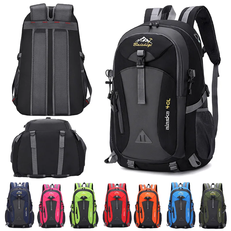 Fashion Hiking Backpack Schoolbag for Men Outdoor Travel Cycling Backpack Unisex Large Capacity Sports Bag For Women Backpack - Image 3