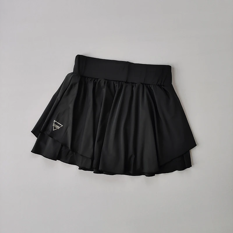 Sports skirt fake two-piece running skirt womensummer quick drying hip covering light proof breathable tennis Yoga skirt pants - Image 3