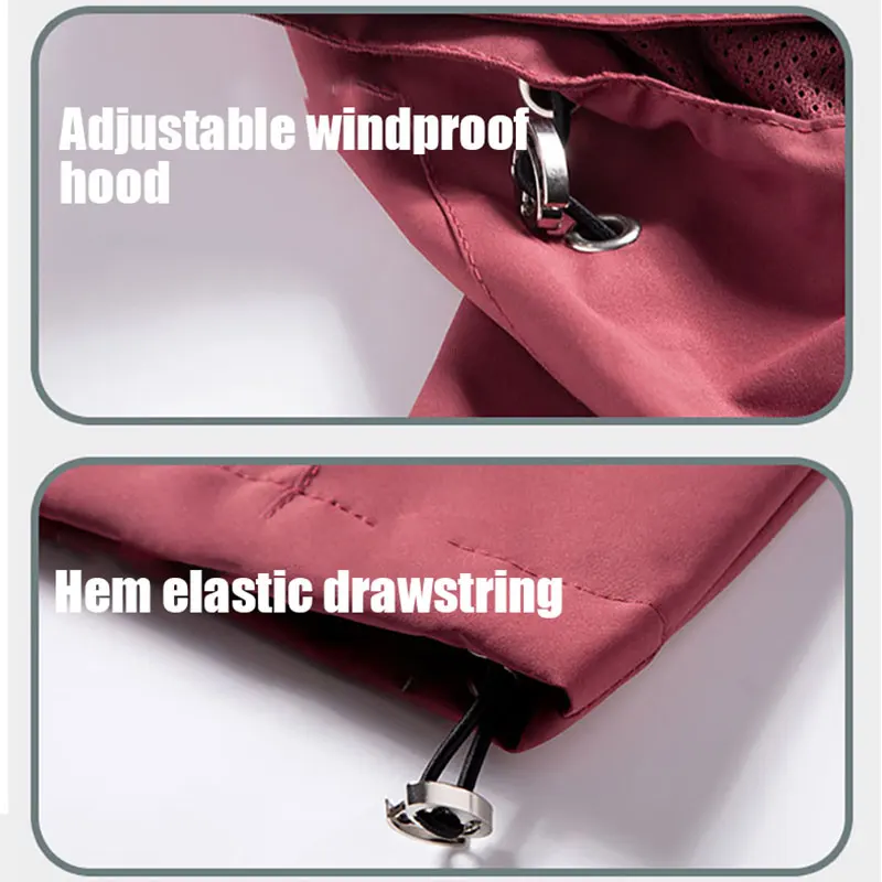 Men Contrast Color Hiking Jackets Outdoor Sports Mountaineering Coats Woman Waterproof Camping Jackets Breathable Travel Jacket - Image 6