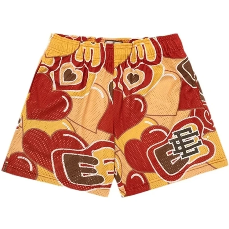 EE Eric Emanuel Basic Shorts 2024 men's fitness shorts beach pants sports mesh breathable Men's shorts Fashion mesh shorts men - Image 3