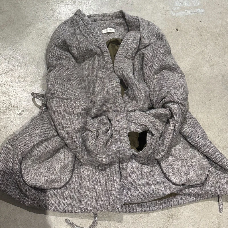 Winter Women Vintage Robe Trench Padded Cotton Cardigan Japanese Streetwear Loose Causal Kimono Parkas Coat Women Outerwear - Image 3