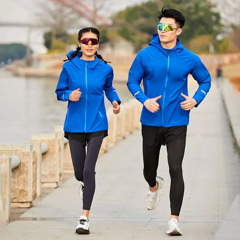 Running Jacket Reflective Summer Quick Dry Gym Coat Hooded Jogging Sun Protection Fishing Outdoor Hiking Breathable Thin Jackets - Image 4