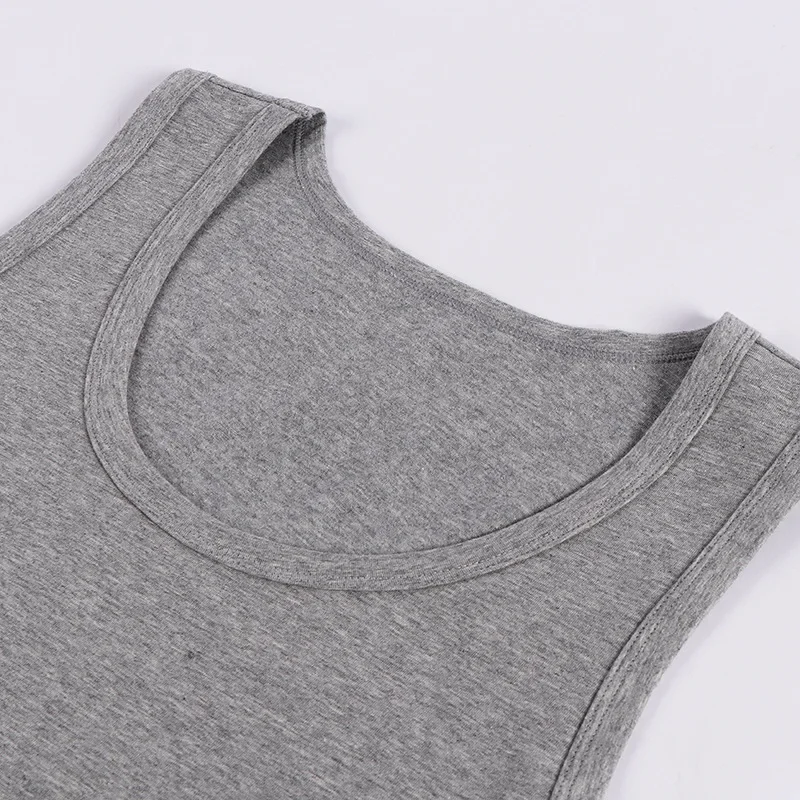 Summer Men Basic Vest Sports 150KG Cotton Plus Size 6XL 7XL 8XL White Black T-shirt Stretched Gray Loose Undershirt Sweat Shirt - Image 4