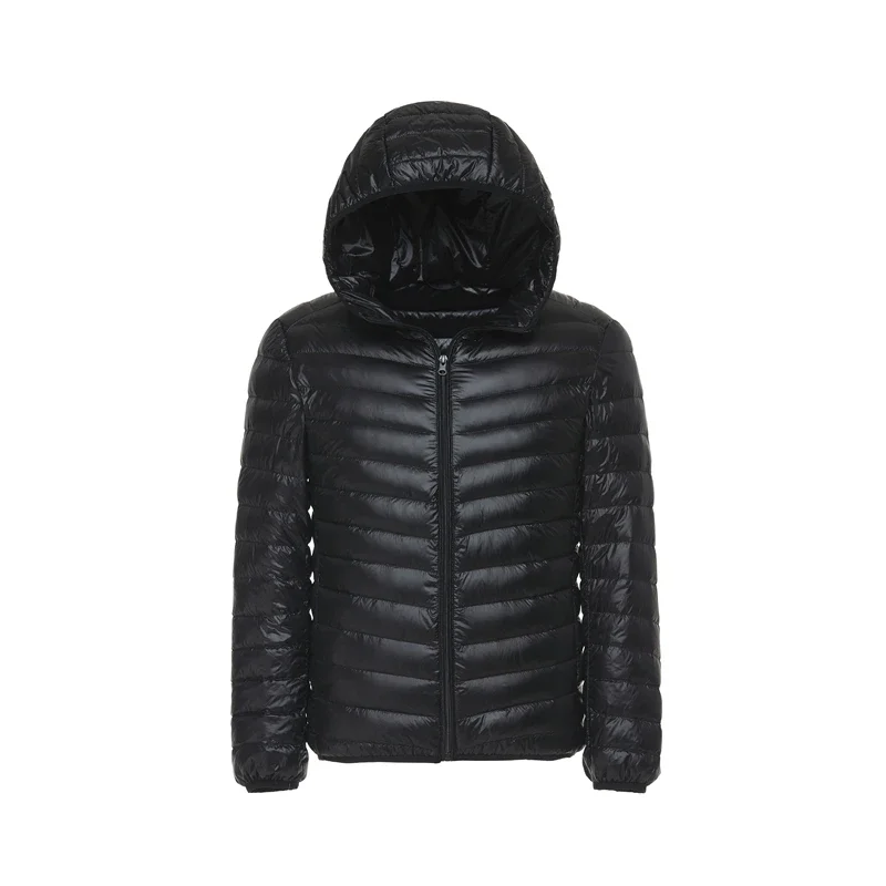 Men's All-Season Ultra Lightweight Packable Down Jacket Water and Wind-Resistant Breathable Coat Big Size Men Hoodies Jackets - Image 3