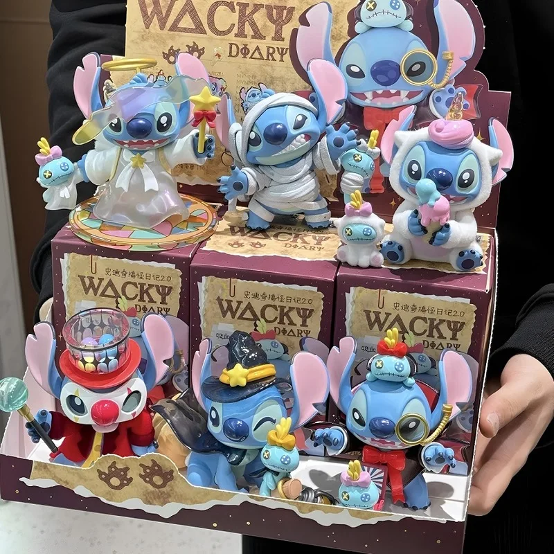 Stitch Blind Box Weird Diary V2 Series Anime Figures Mystery Box Collectible Cute Pvc Statue Doll Children Birthday Present - Image 2
