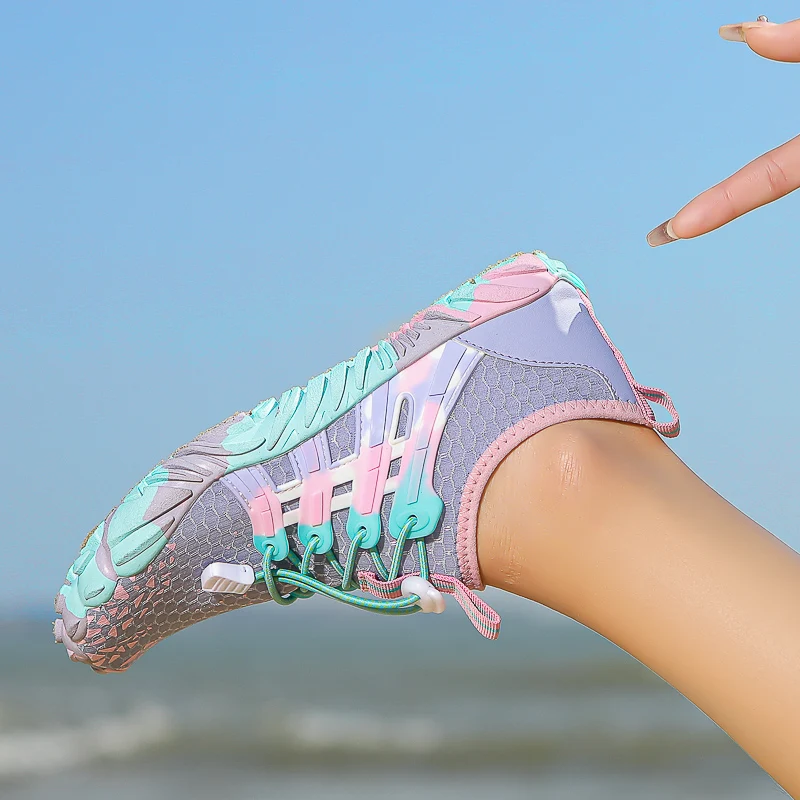 Qiuck Drying Aqua Shoes Men Women's Water Shoes Barefoot Five-Fingers Wading Sneakers Beach Swimming Footwear 2023 New Arrival - Image 5