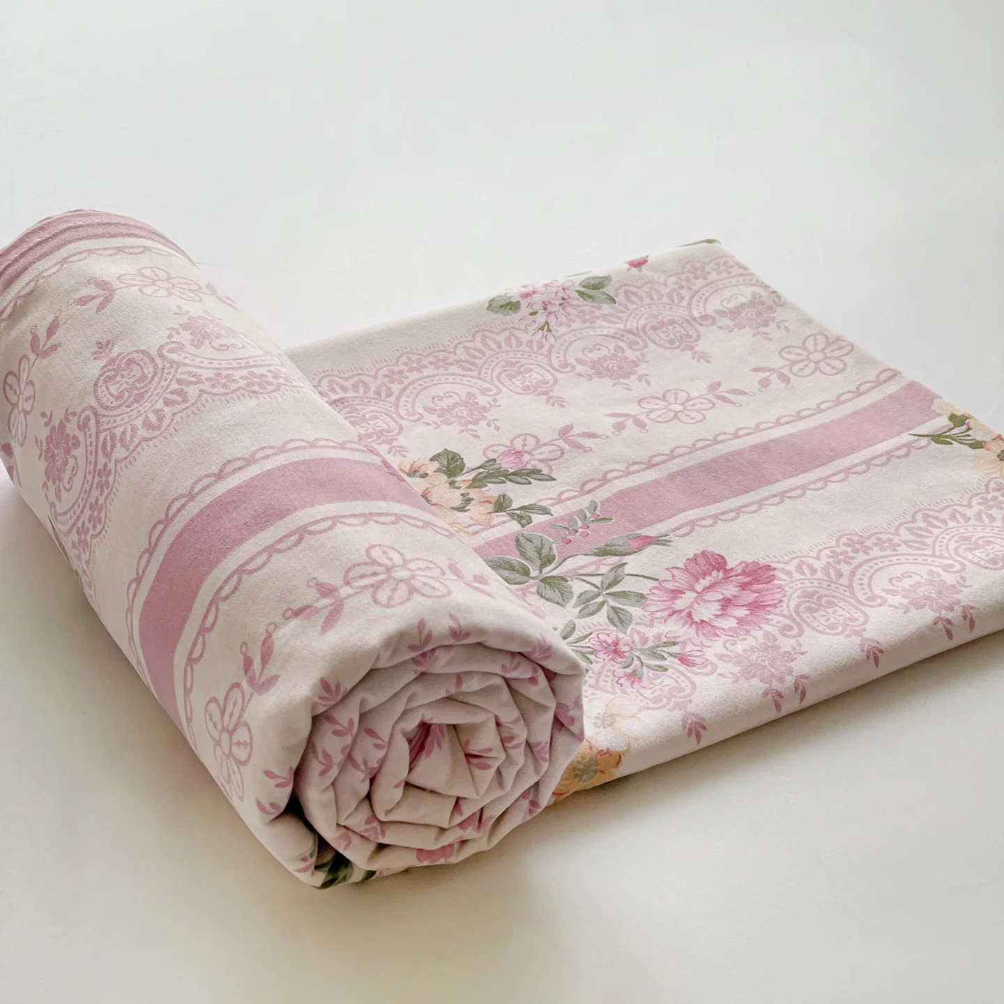 1pc 100% Cotton Bedsheets Floral Style Bed Linen Skin-friendly Flat Sheets Brushed Bed Sheet ropa de cama (No Pillowcase) - Image 5