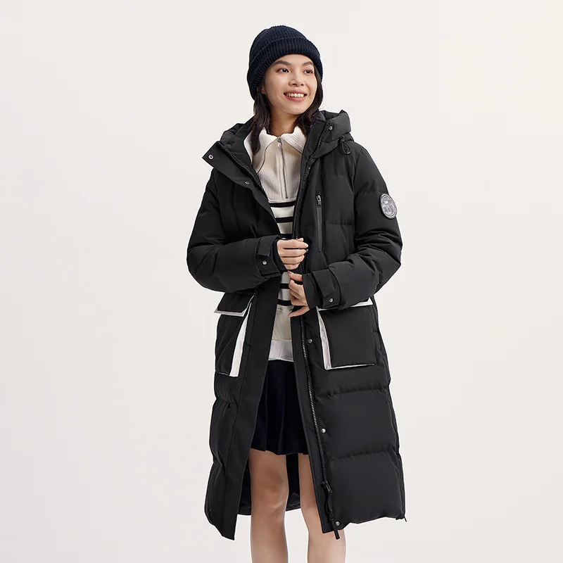 Semir Long Down Jacket 2024 Winter New Windproof Warm Loose Casual Jacket - Image 4