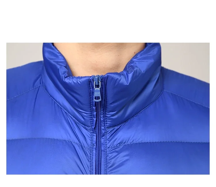 Men's All-Season Ultra Lightweight Packable Down Jacket Water and Wind-Resistant Breathable Coat Big Size Men Hoodies Jackets - Image 5